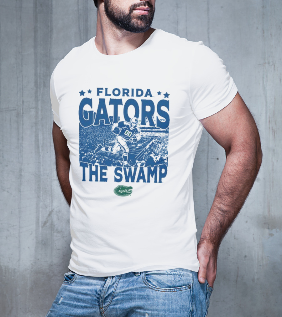 Florida Gators The Swamp Vintage Stadium Football Player Gameday T-Shirt