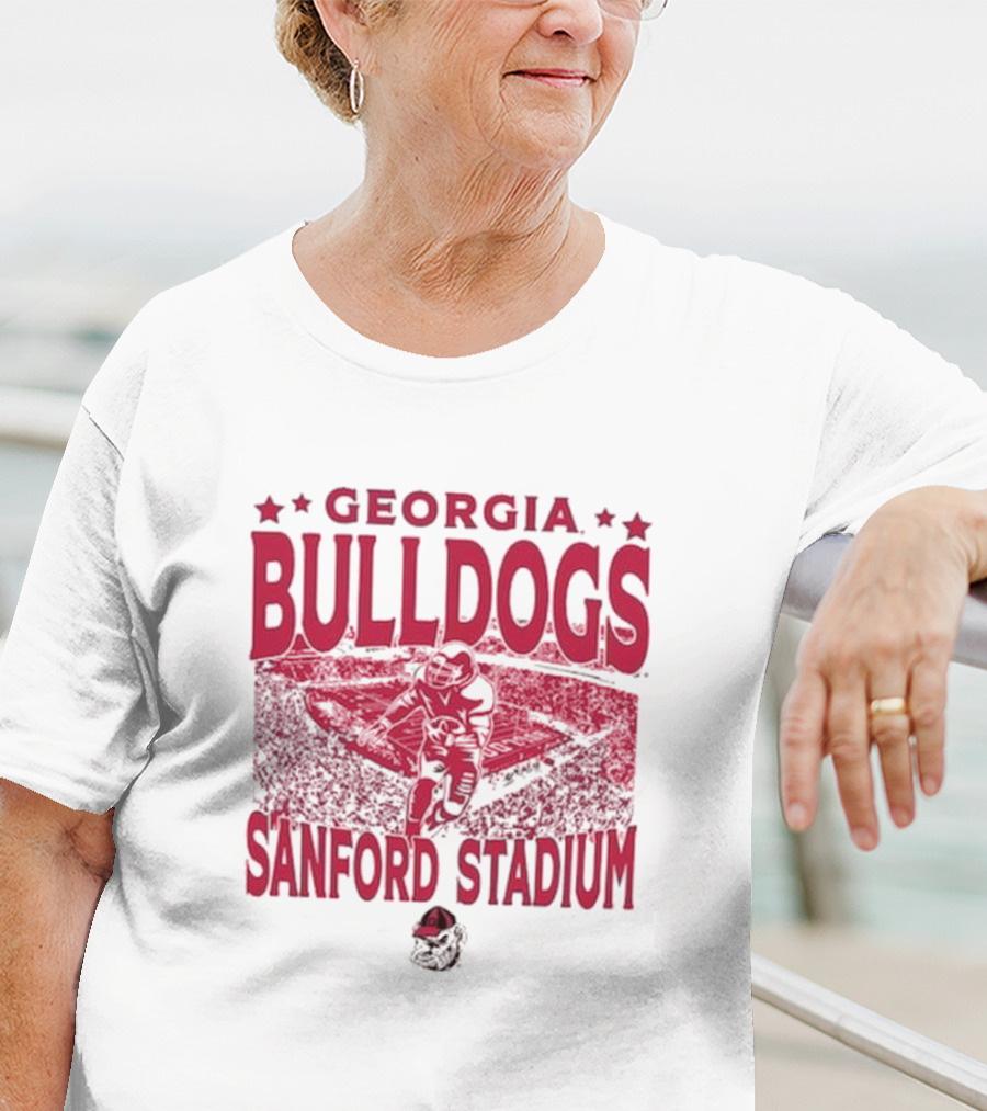 Georgia Bulldogs Sanford Stadium Vintage Gameday T-Shirt