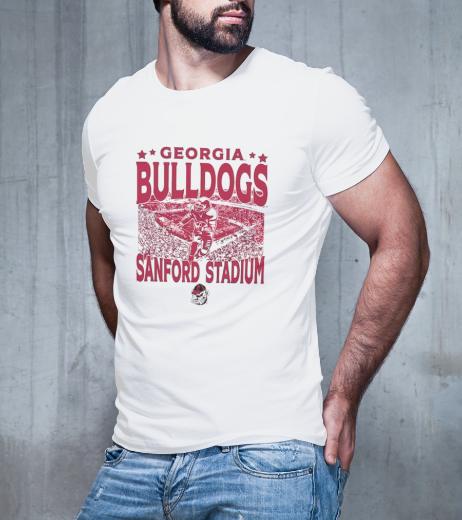 Georgia Bulldogs Sanford Stadium Vintage Gameday T-Shirt