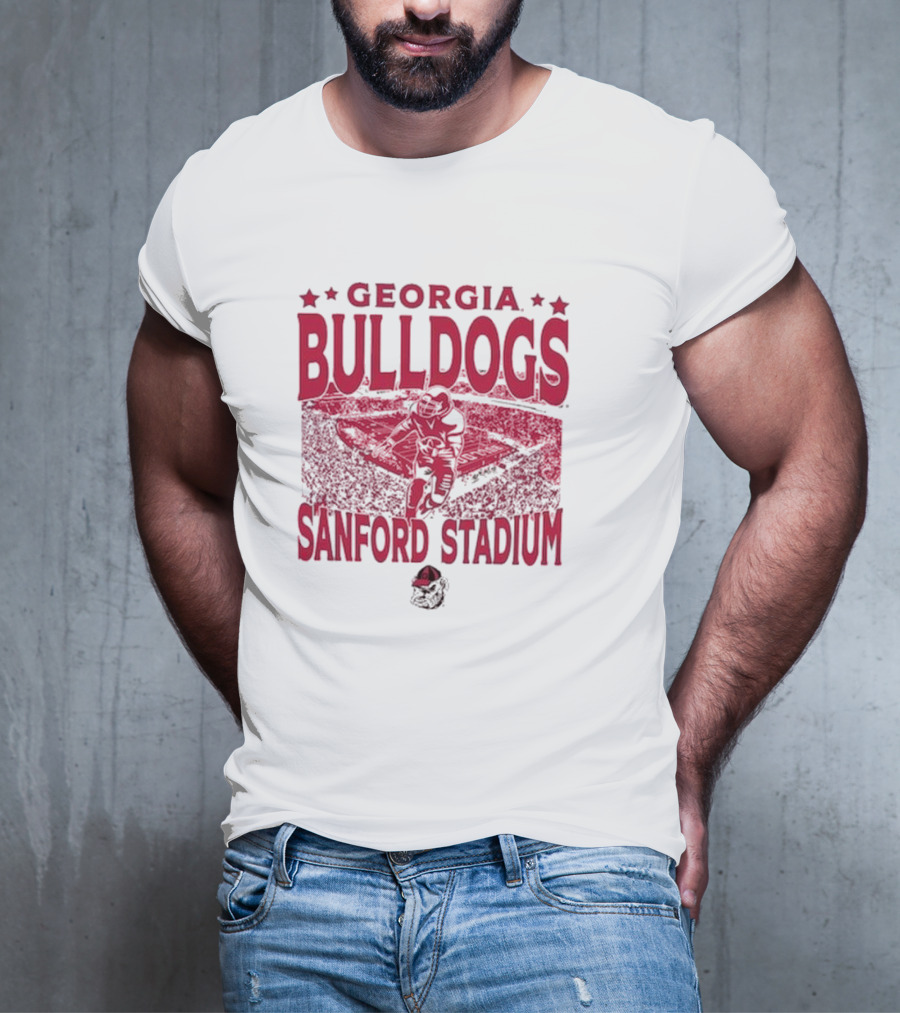 Georgia Bulldogs Sanford Stadium Vintage Gameday T-Shirt