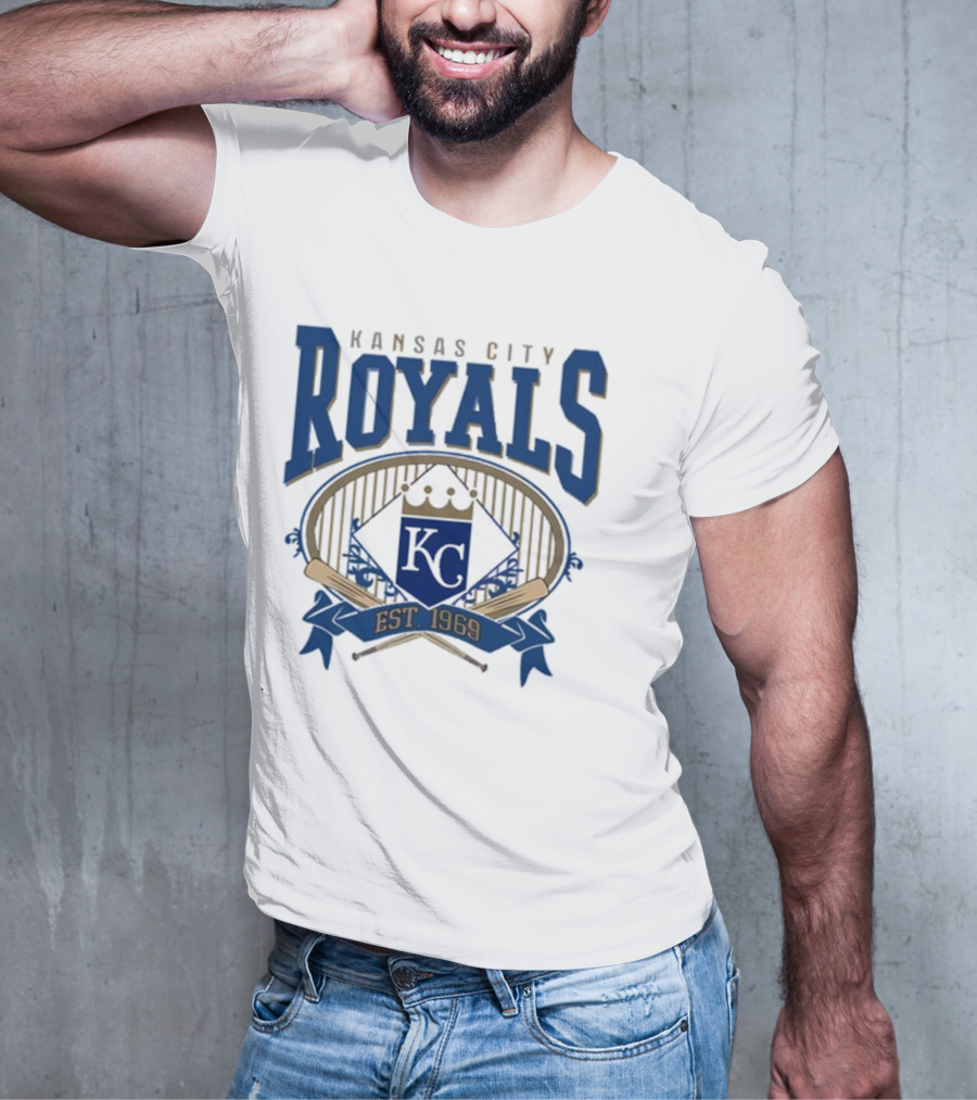 Kansas City Royals Est 1969 KC Baseball T-Shirt