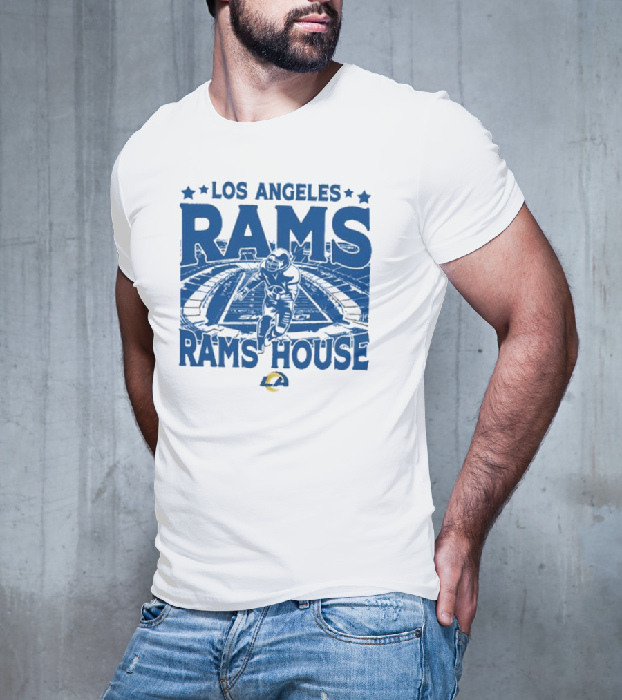 Los Angeles Rams Rams House Vintage Stadium Gameday T-Shirt