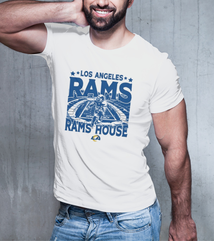 Los Angeles Rams Rams House Vintage Stadium Gameday T-Shirt
