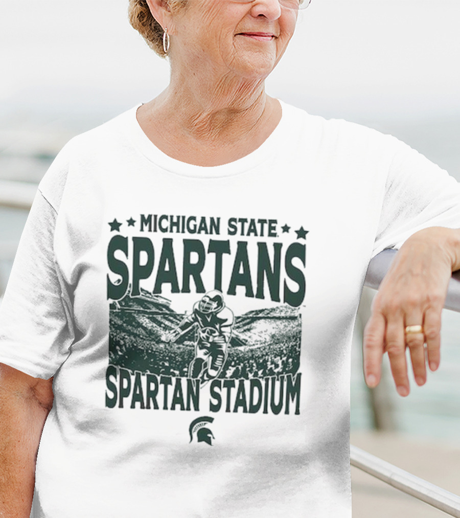 Michigan State Spartans Spartan Stadium Vintage Gameday T-Shirt