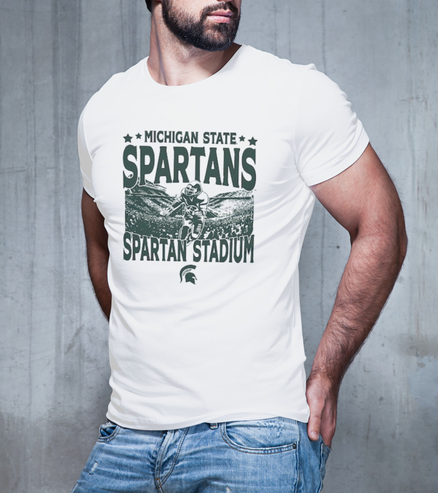 Michigan State Spartans Spartan Stadium Vintage Gameday T-Shirt