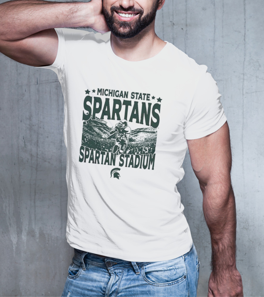 Michigan State Spartans Spartan Stadium Vintage Gameday T-Shirt