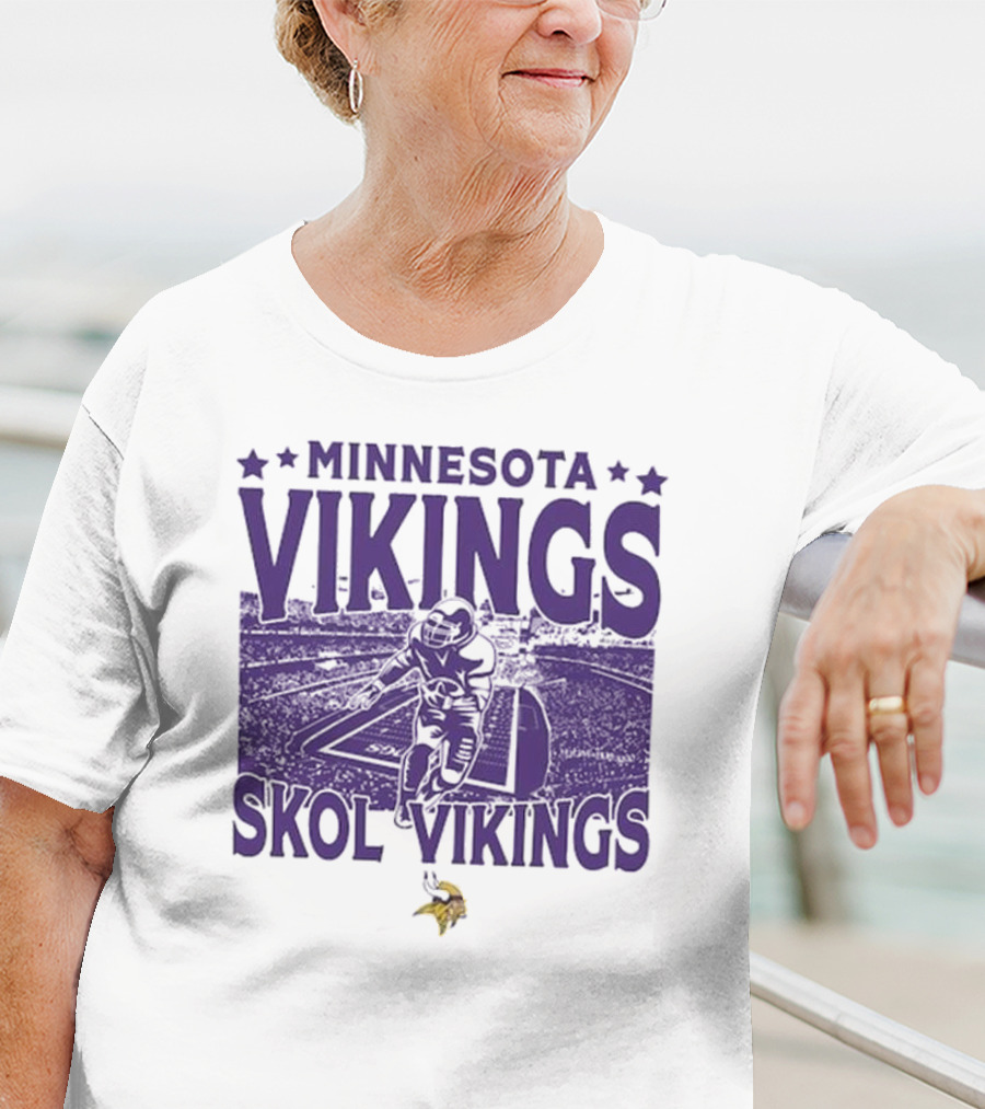 Minnesota Vikings Skol Vintage Stadium Gameday Vikings T-Shirt