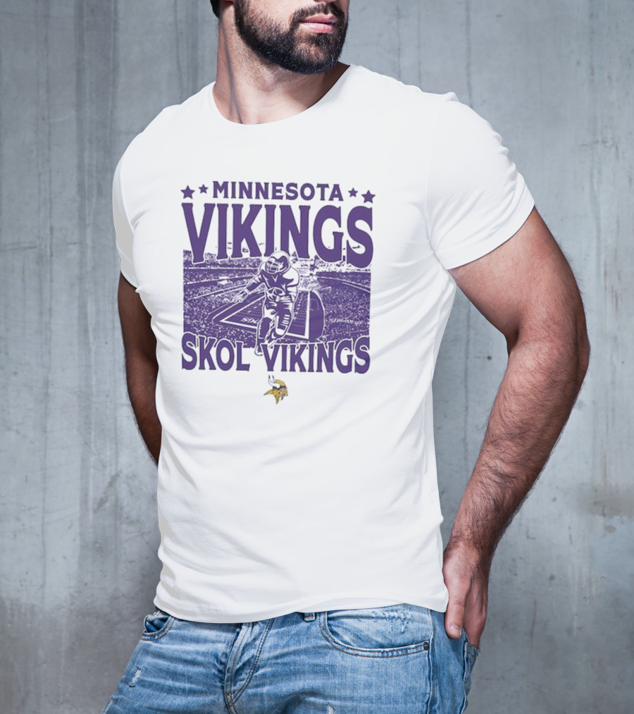 Minnesota Vikings Skol Vintage Stadium Gameday Vikings T-Shirt