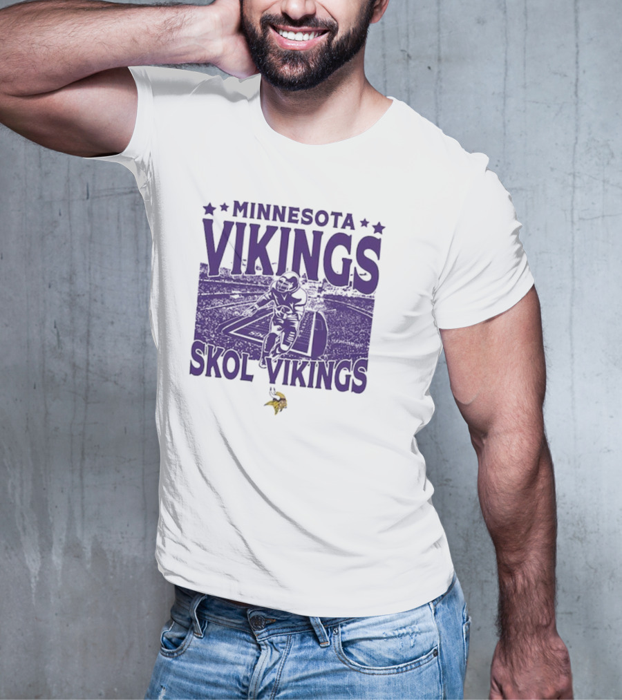 Minnesota Vikings Skol Vintage Stadium Gameday Vikings T-Shirt