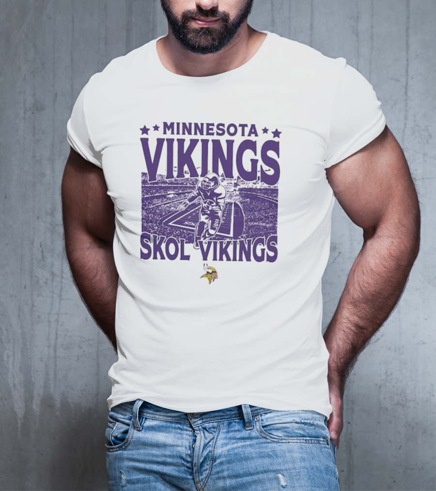 Minnesota Vikings Skol Vintage Stadium Gameday Vikings T-Shirt