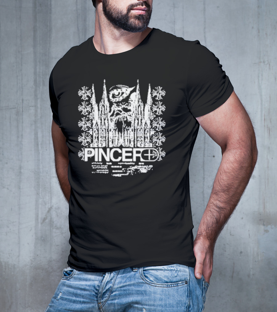 Pincer+ Cathedral Authority Symbol Spirituality Power T-Shirt