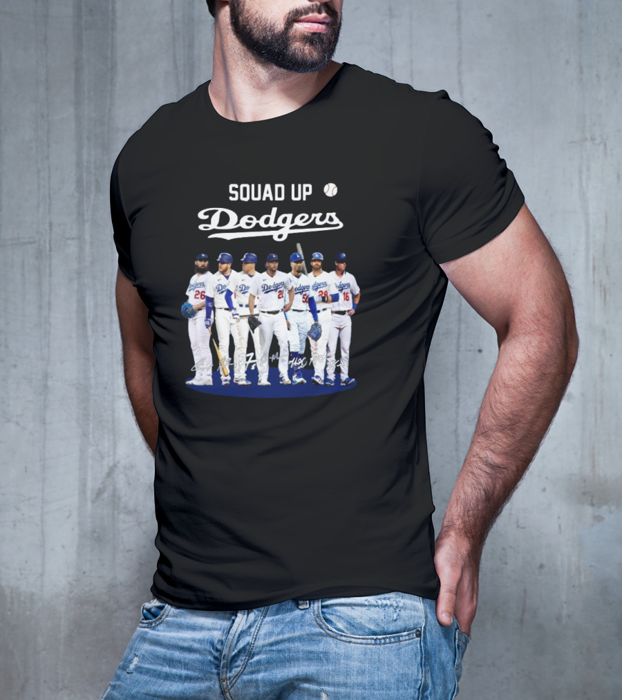 Squad Up Dodgers Los Angeles MLB Team T-Shirt