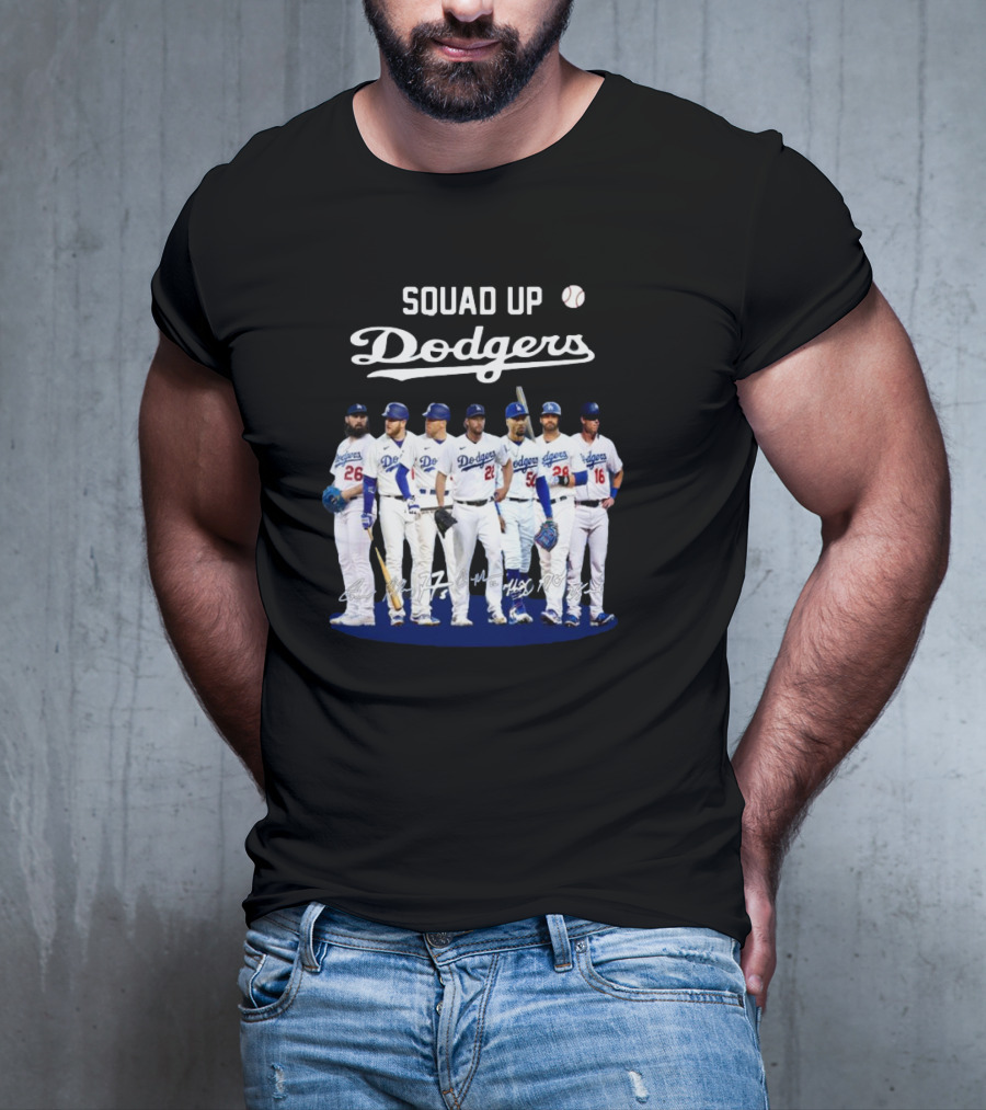 Squad Up Dodgers Los Angeles MLB Team T-Shirt