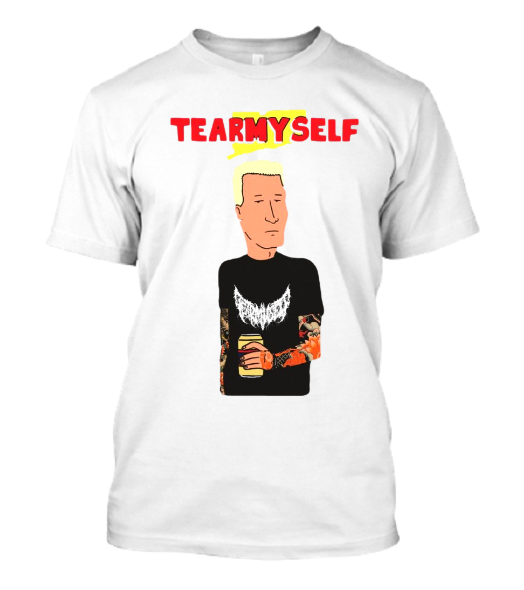 TEAR Myself Boomhauer Rick And Morty Crossover T-Shirt