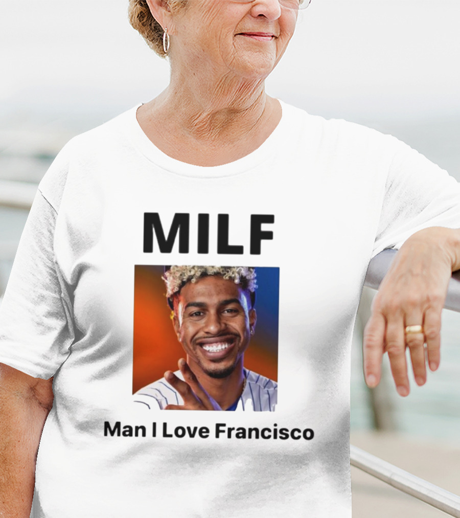 MILF Man I Love Francisco Lindor MLB New York Mets T-Shirt
