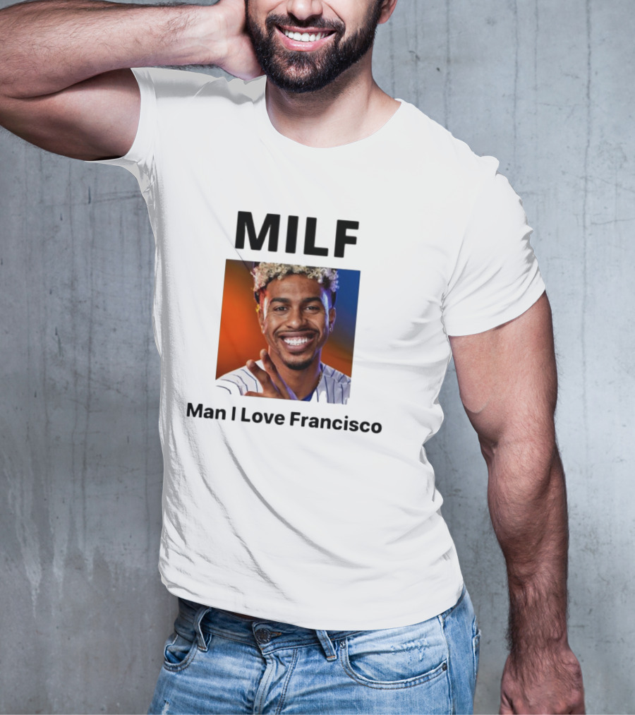MILF Man I Love Francisco Lindor MLB New York Mets T-Shirt