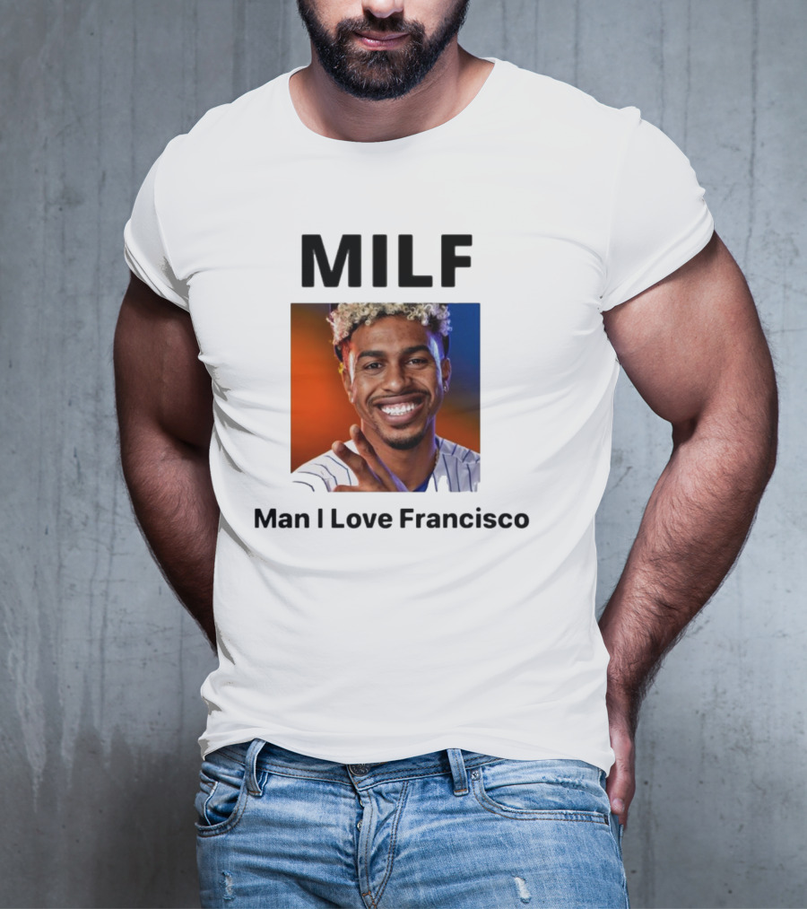 MILF Man I Love Francisco Lindor MLB New York Mets T-Shirt