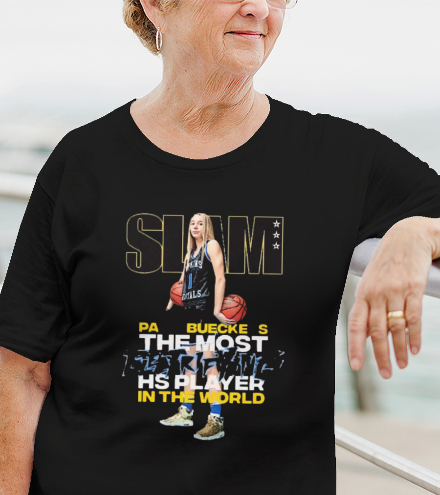 SLAM Cover Paige Bueckers The Most Electrifying HS Player In The World Basketball Star T-Shirt