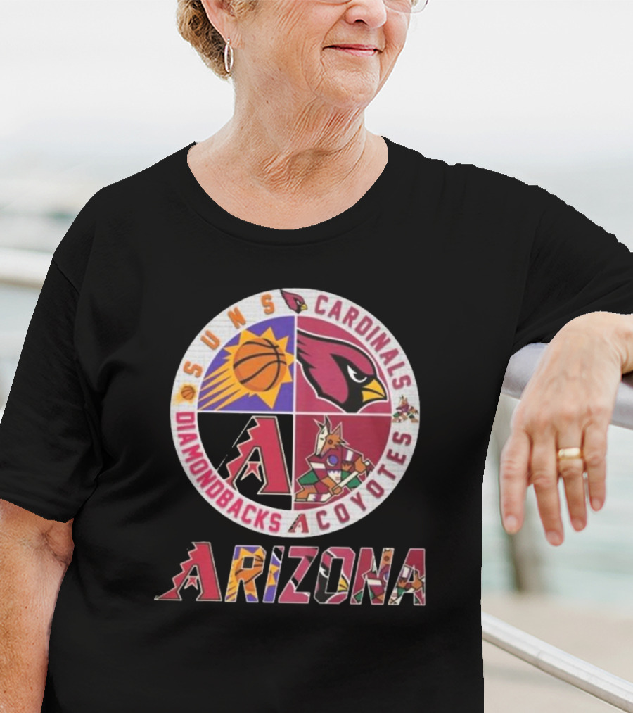 Arizona Suns Cardinals Diamondbacks Coyotes T-Shirt