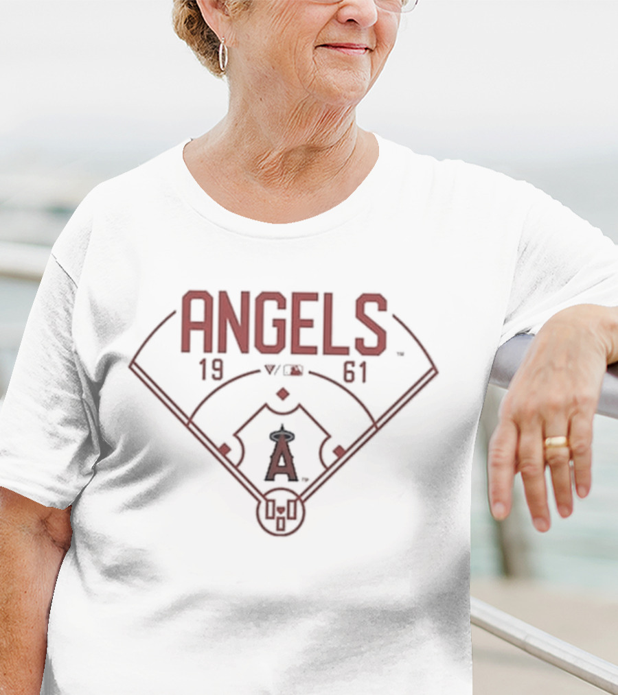 Los Angeles Angels 1961 Red Infield T-Shirt