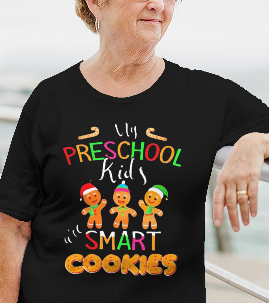 My Preschool Kids Smart Cookies Christmas T-Shirt