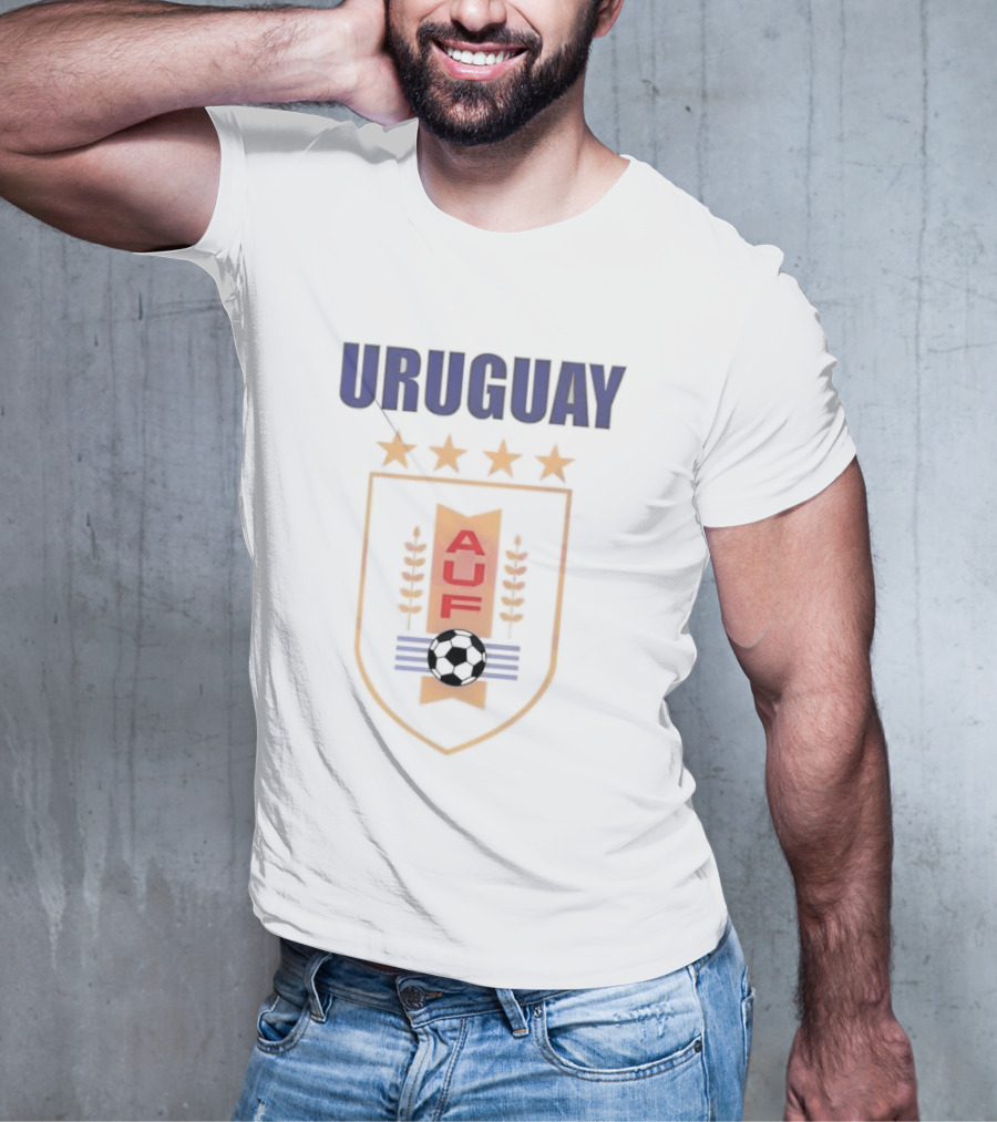 Uruguay AUF Logo Copa America Emblem T-Shirt