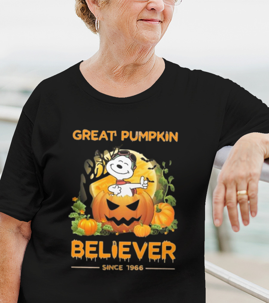 Great Pumpkin Believer Since 1966 Snoopy Peanuts T-Shirt