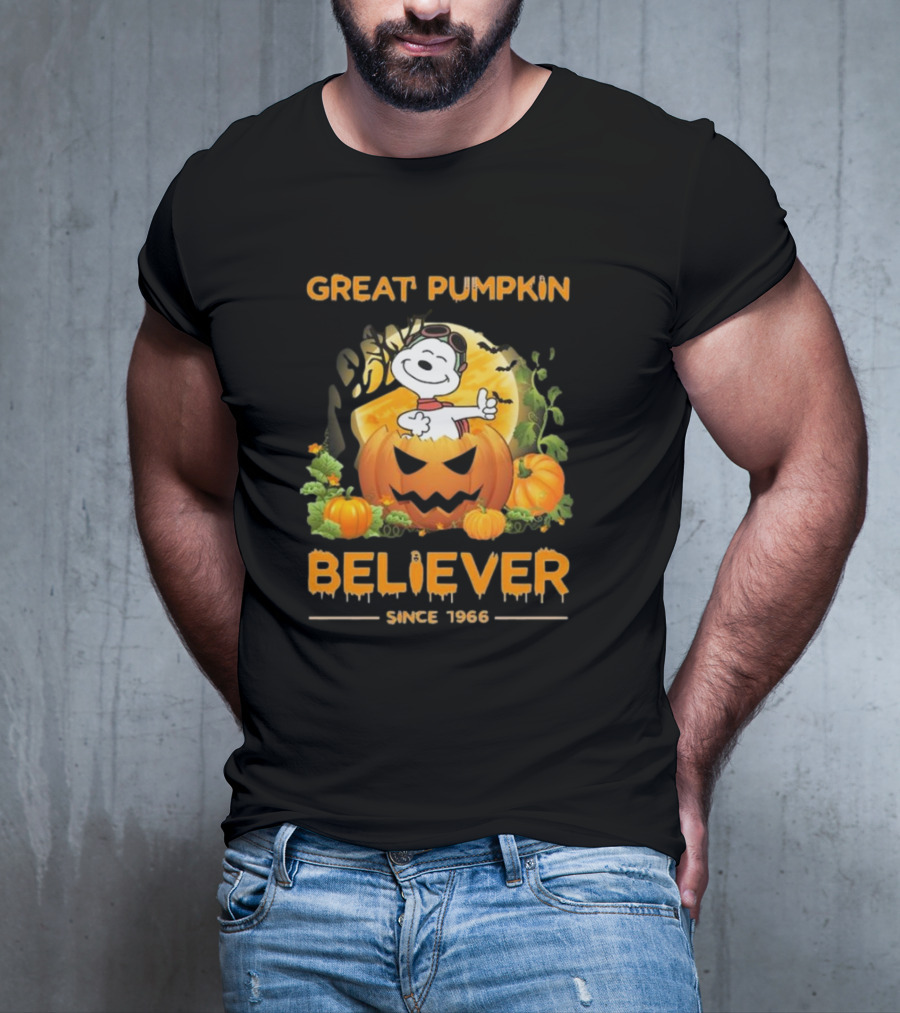 Great Pumpkin Believer Since 1966 Snoopy Peanuts T-Shirt