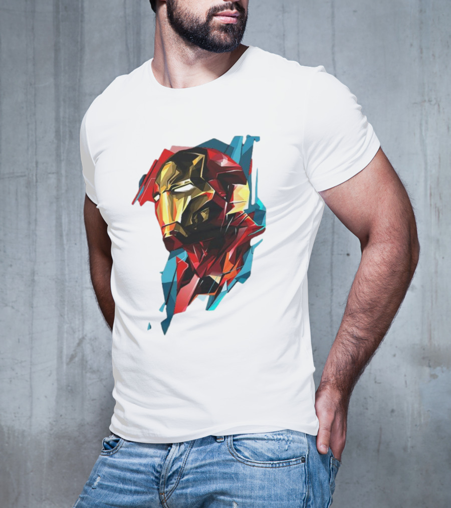 Marvel Avengers Endgame Iron Man Abstract T-Shirt