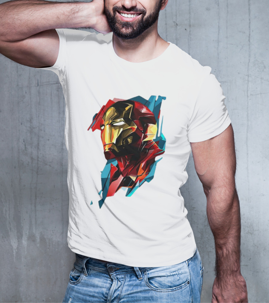 Marvel Avengers Endgame Iron Man Abstract T-Shirt