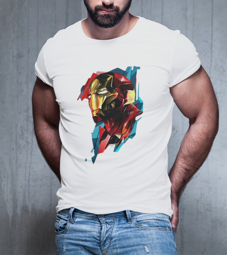Marvel Avengers Endgame Iron Man Abstract T-Shirt