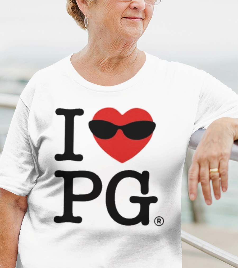 I Heart PG Cool Sunglasses Emblem T-Shirt