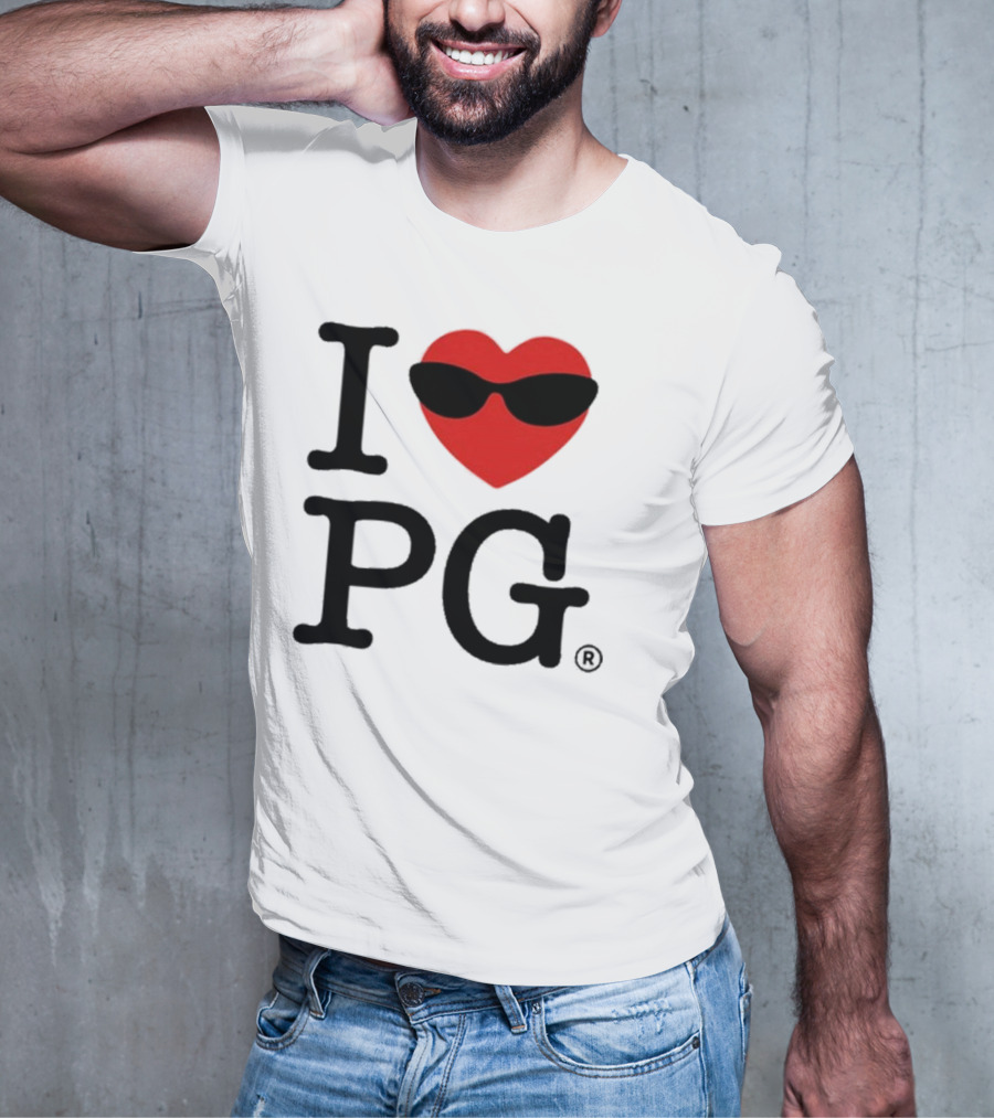 I Heart PG Cool Sunglasses Emblem T-Shirt