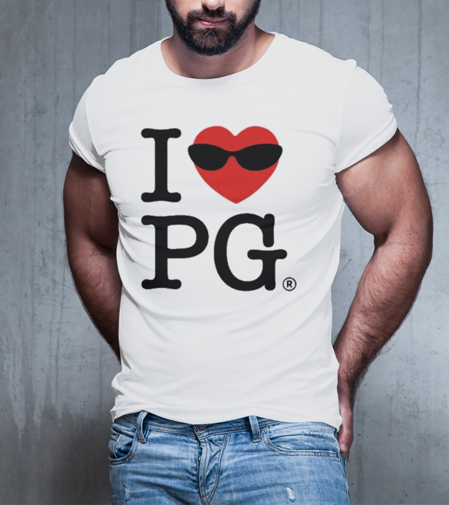 I Heart PG Cool Sunglasses Emblem T-Shirt