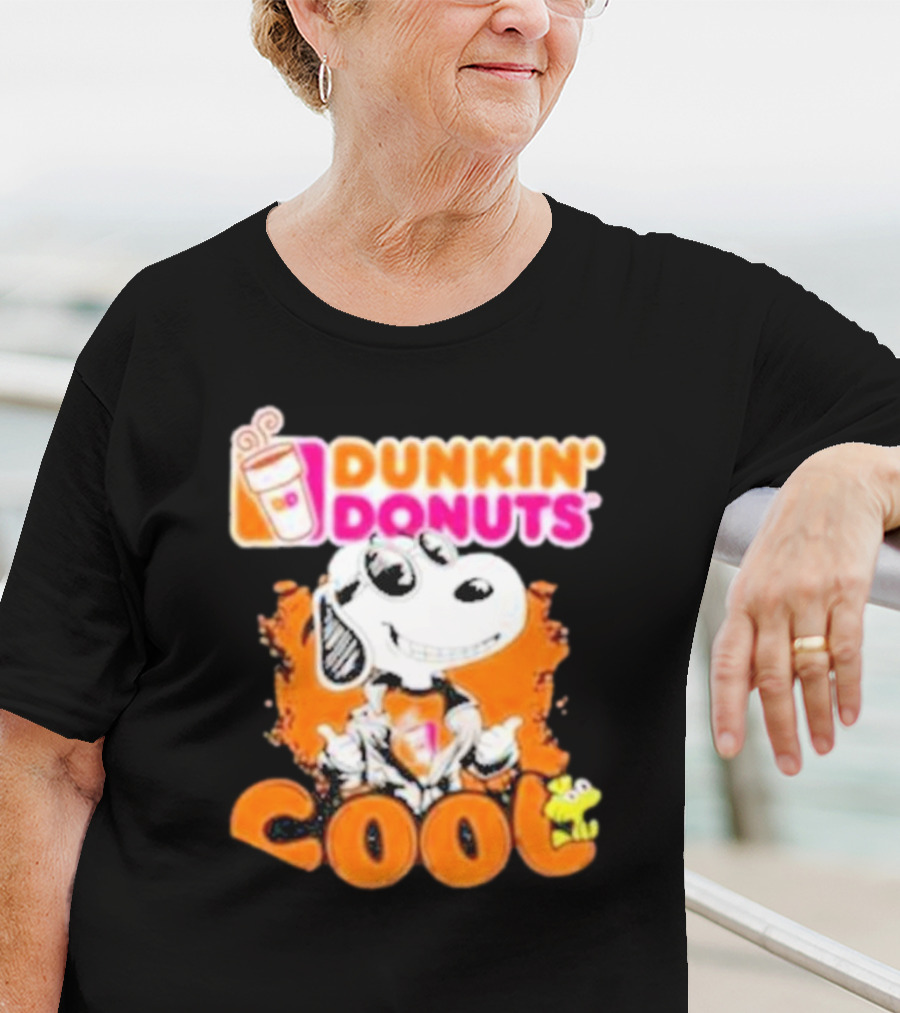 Snoopy Woodstock Dunkin' Donuts Cool T-Shirt