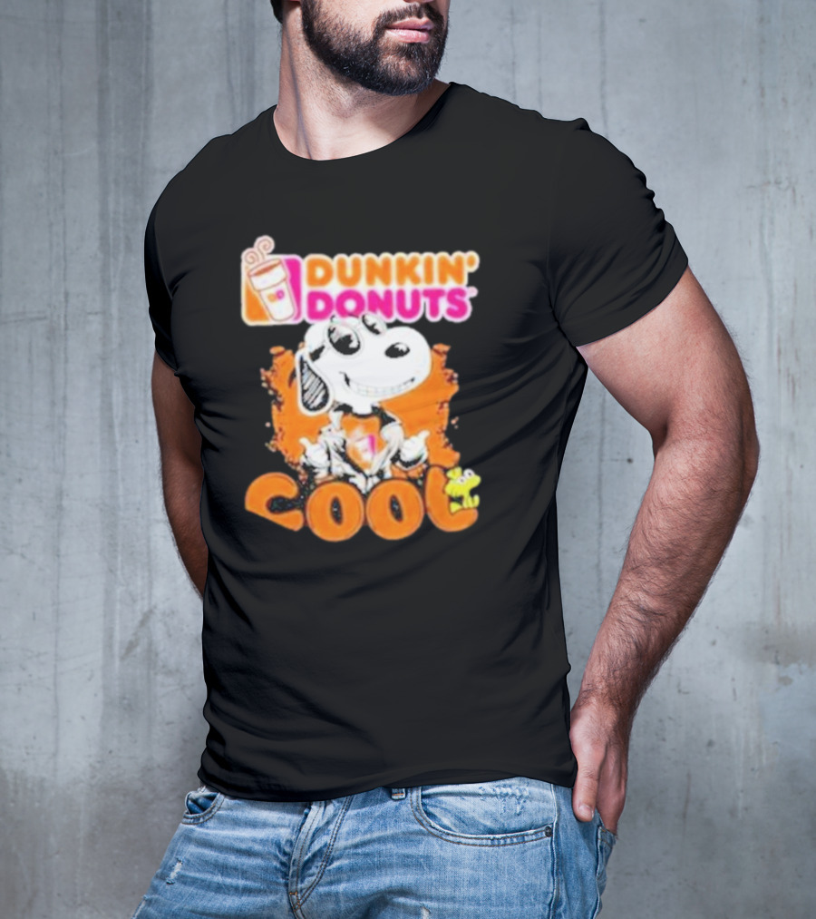 Snoopy Woodstock Dunkin' Donuts Cool T-Shirt