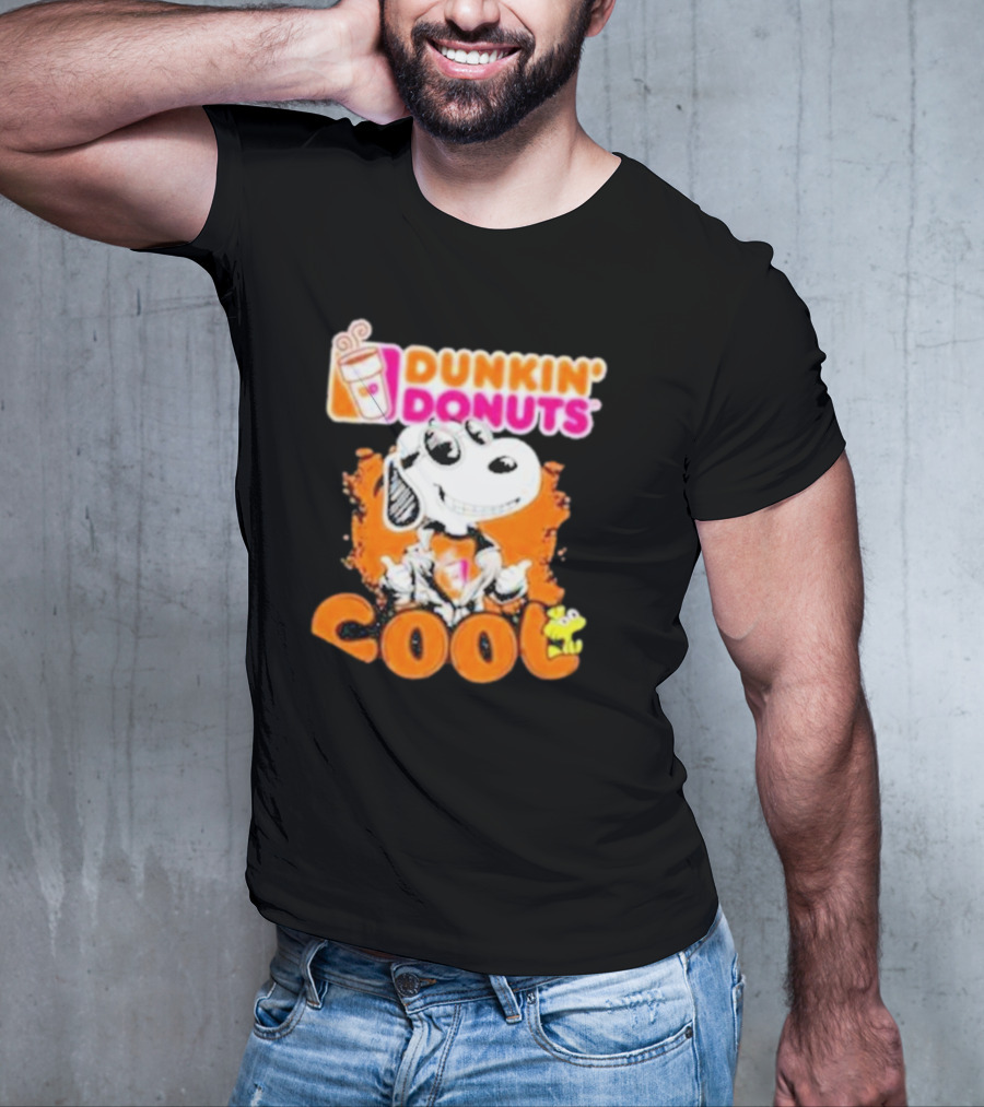 Snoopy Woodstock Dunkin' Donuts Cool T-Shirt