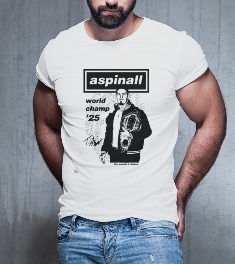Aspinall World Champ ’25 Tomaspinal X Dosbark T-Shirt