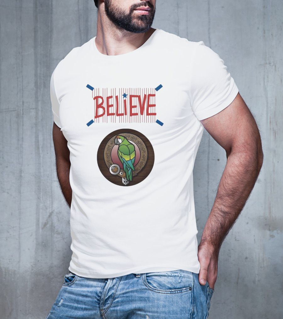 Believe Game Sound Red October At The Parrot Philadelphia Phillies T-Shirt