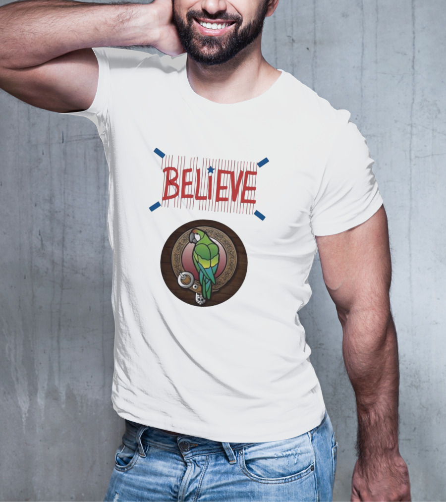 Believe Game Sound Red October At The Parrot Philadelphia Phillies T-Shirt