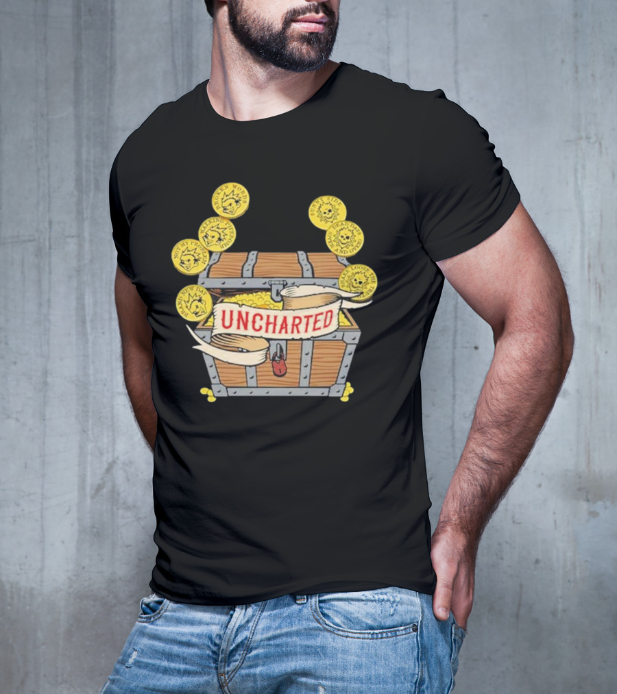 Less Than Jake Uncharted Treasure Chest And Coins T-Shirt