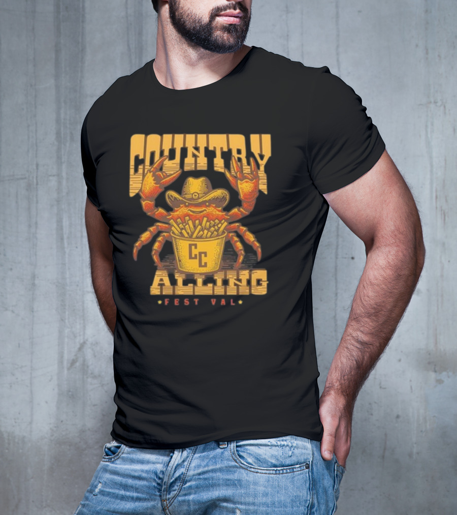 Country Calling Fest Val Crab Hat CC T-Shirt