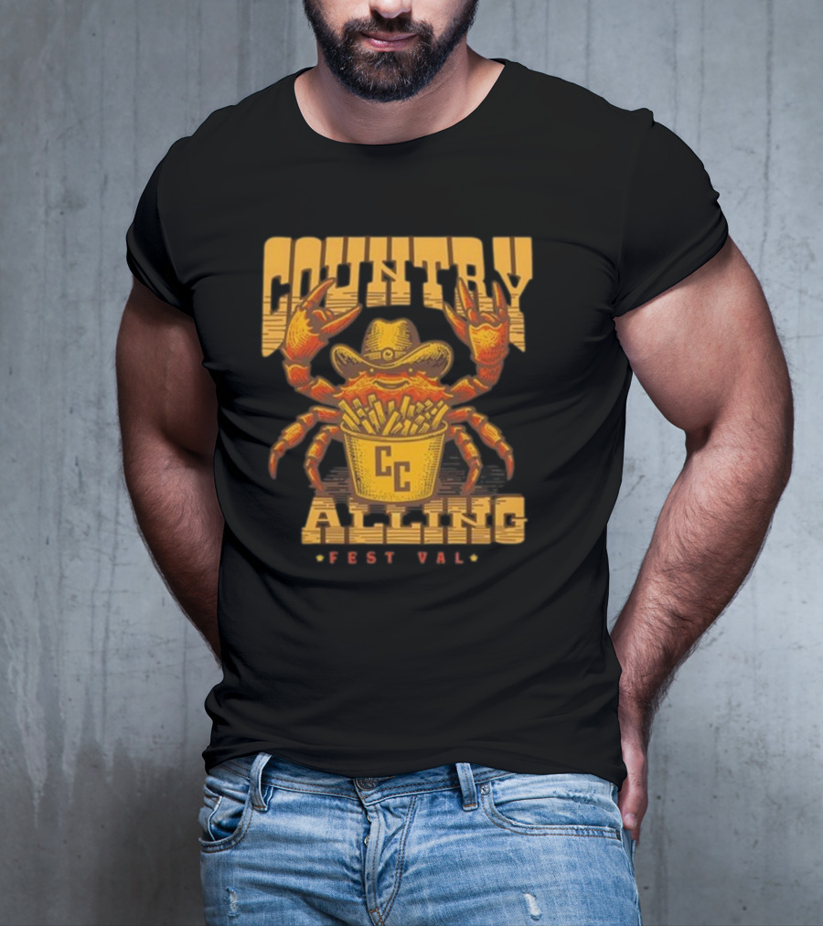 Country Calling Fest Val Crab Hat CC T-Shirt