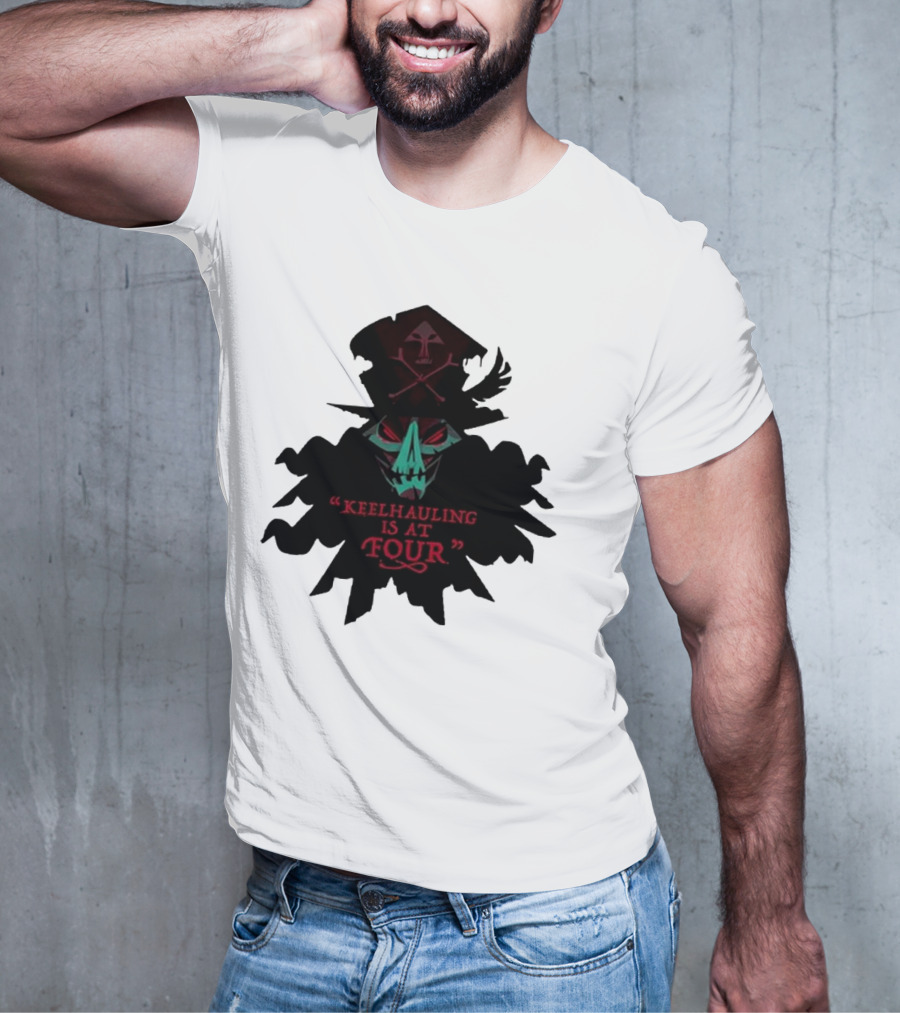 Devolver Digital Lechuck Keelhauling Is At Four Skulled Figure T-Shirt
