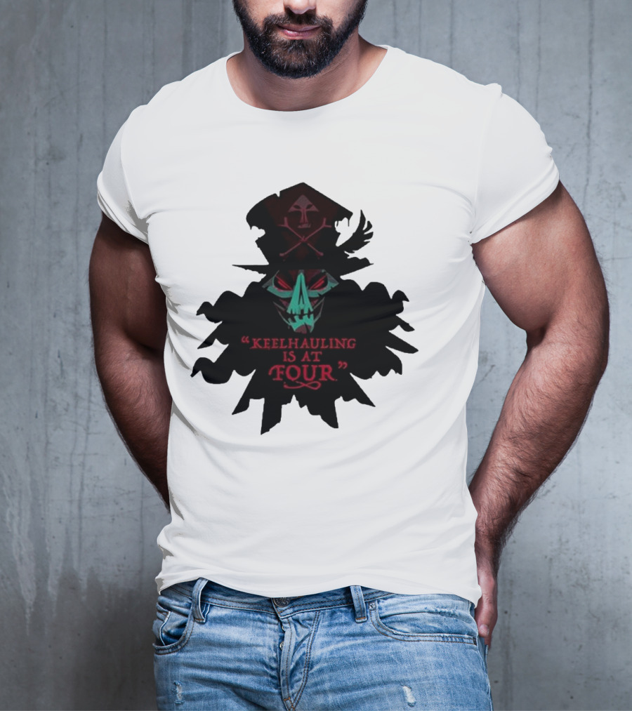 Devolver Digital Lechuck Keelhauling Is At Four Skulled Figure T-Shirt
