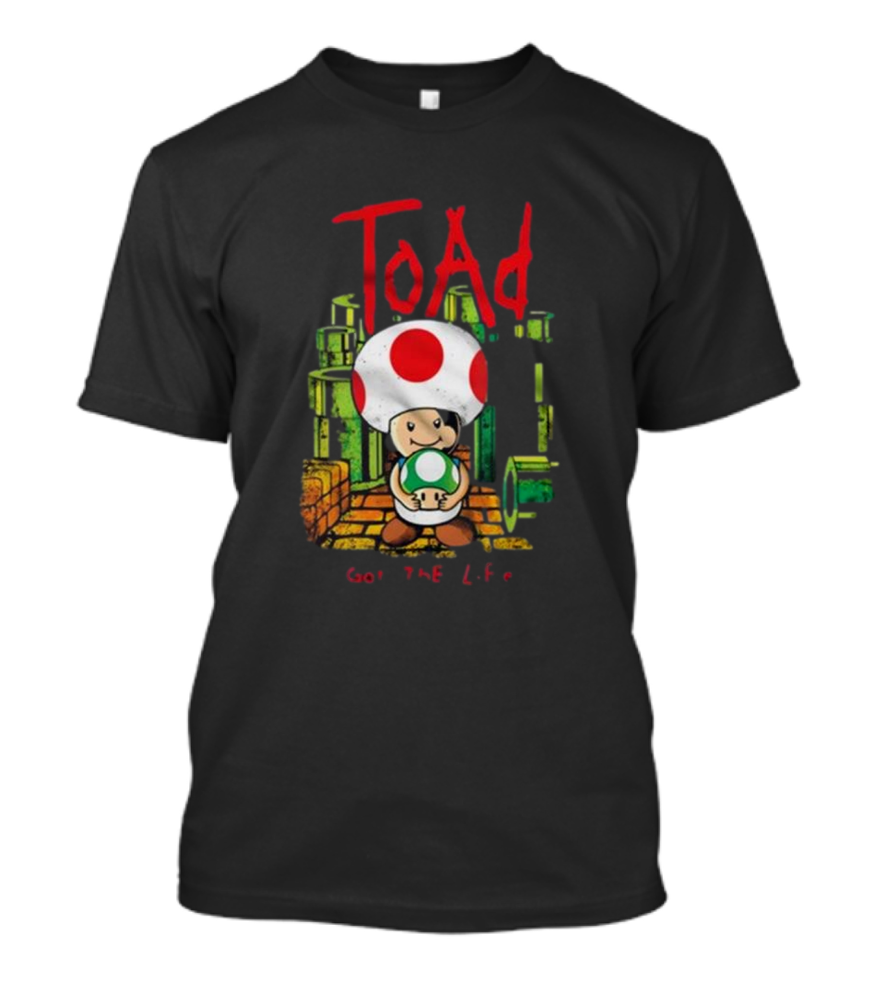Toda Got The Life Toad New Arrival Dracula Byte T-Shirt
