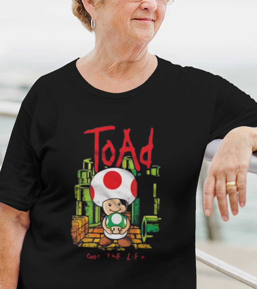 Toda Got The Life Toad New Arrival Dracula Byte T-Shirt
