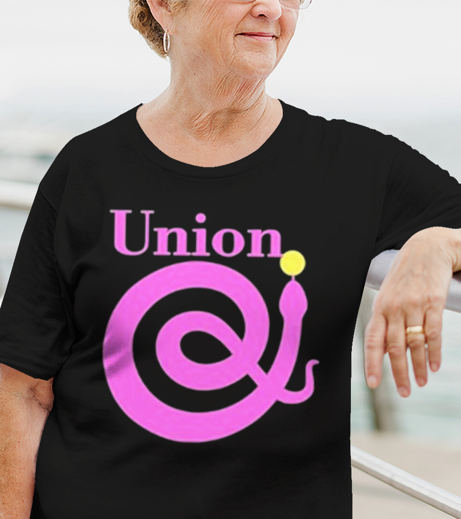 Union Pink Spiral Snake T-Shirt