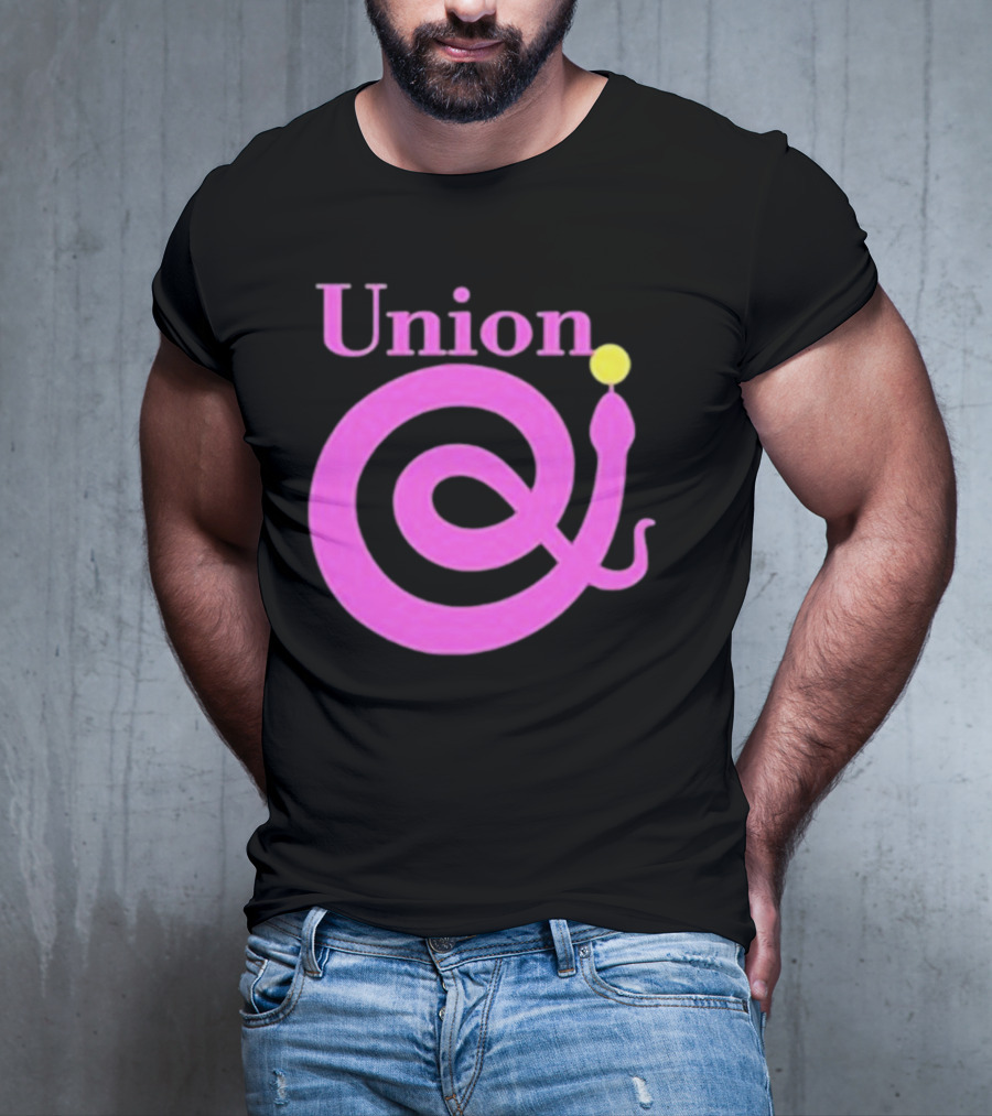 Union Pink Spiral Snake T-Shirt