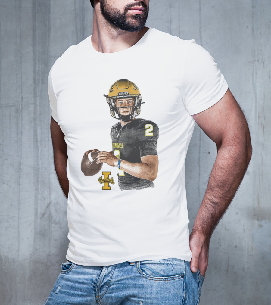 Idaho Vandals Football Player Jack Layne T-Shirt